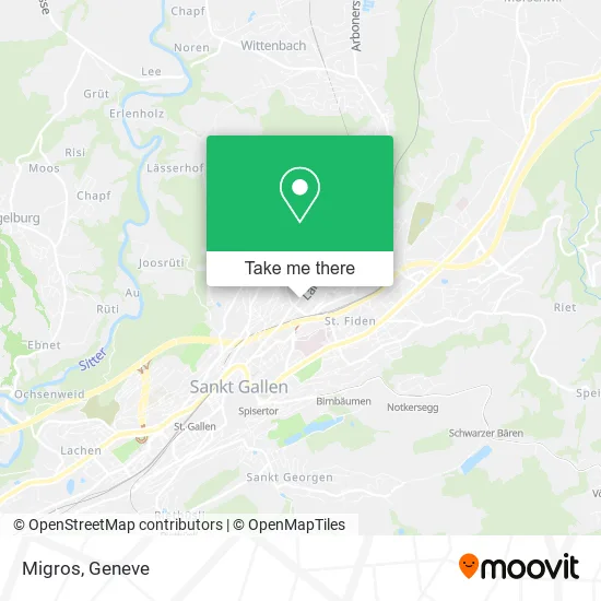 Migros map