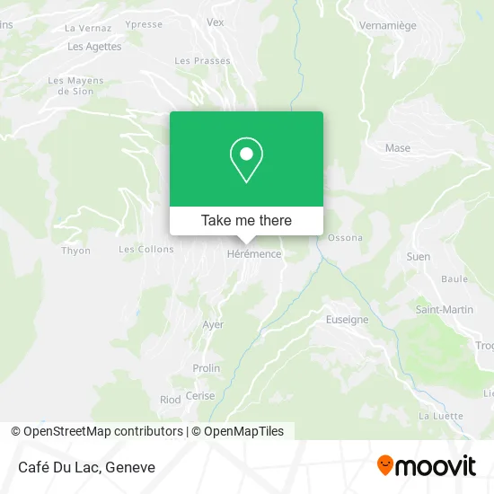 Café Du Lac map