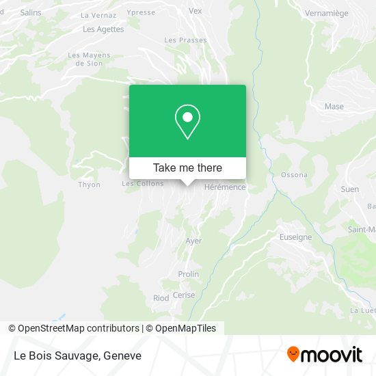 Le Bois Sauvage map