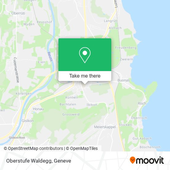 Oberstufe Waldegg map