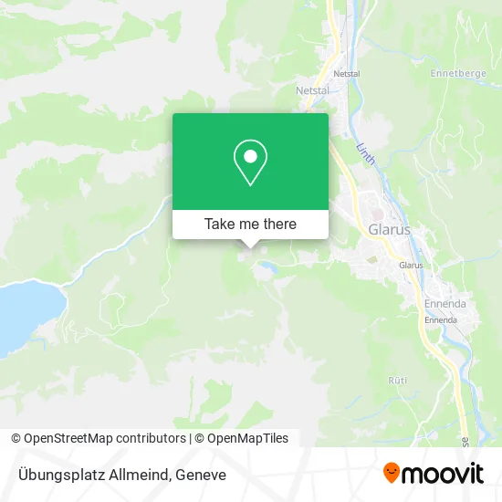 Übungsplatz Allmeind map