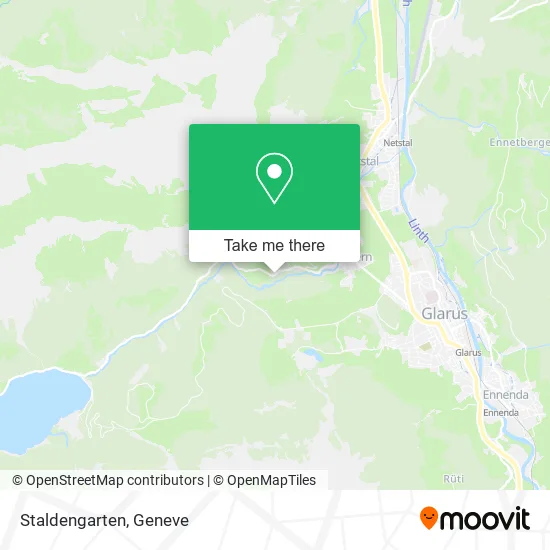 Staldengarten map