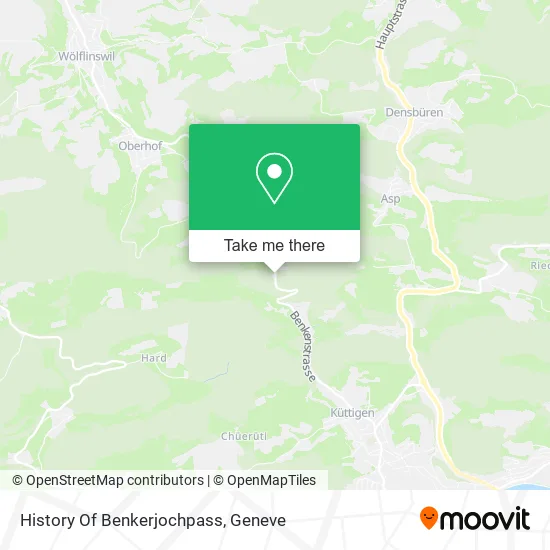 History Of Benkerjochpass map