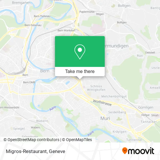 Migros-Restaurant map