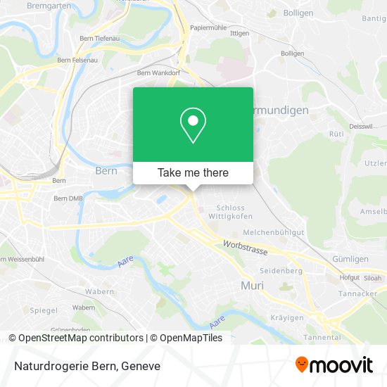 Naturdrogerie Bern map