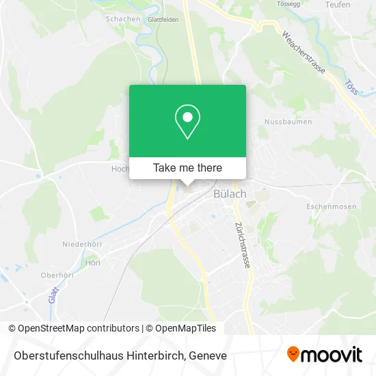 Oberstufenschulhaus Hinterbirch map
