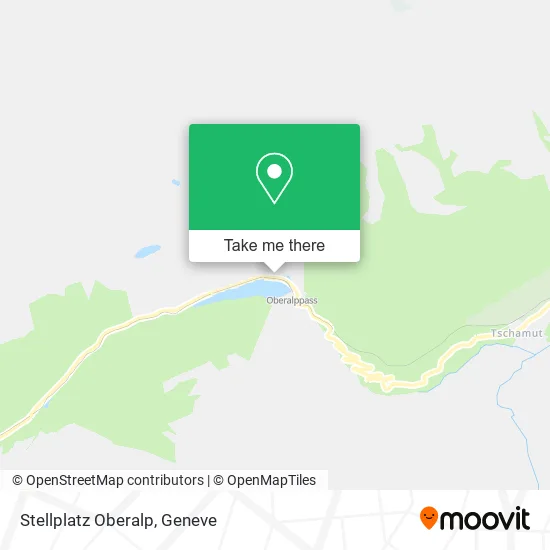 Stellplatz Oberalp map