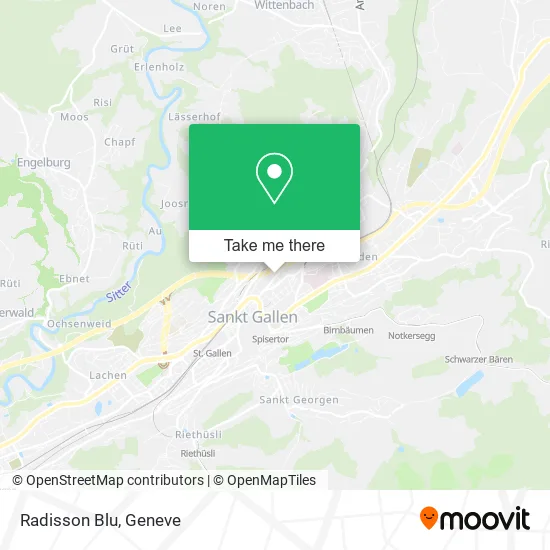 Radisson Blu map