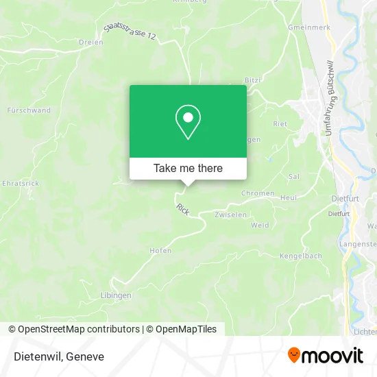 Dietenwil map