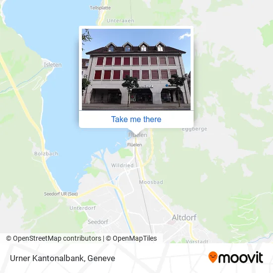 Urner Kantonalbank map