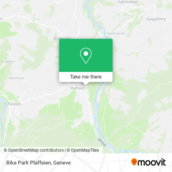 Bike Park Plaffeien map