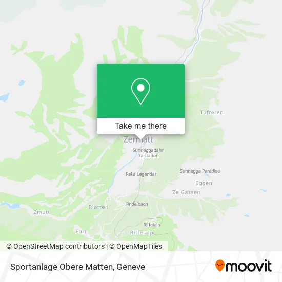 Sportanlage Obere Matten map