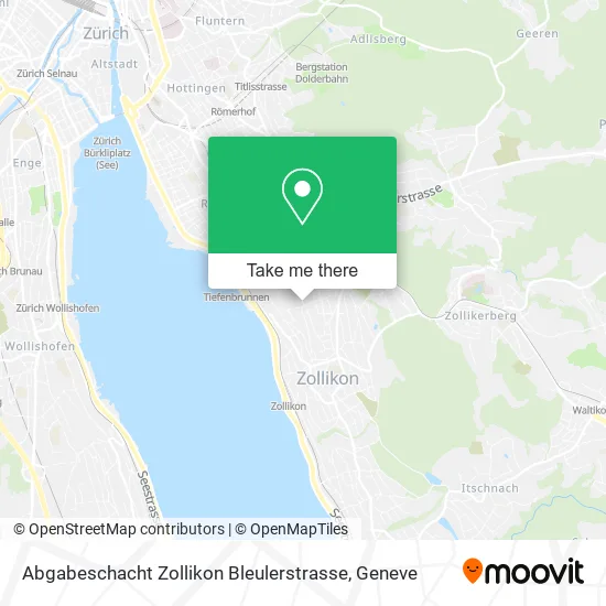 Abgabeschacht Zollikon Bleulerstrasse map