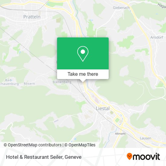 Hotel & Restaurant Seiler map