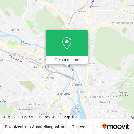 Sozialzentrum Ausstellungsstrasse map