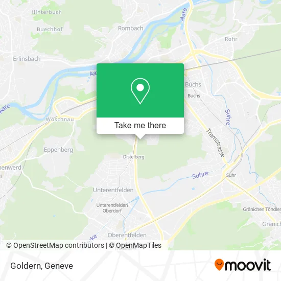 Goldern map