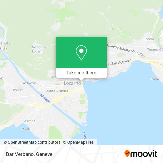 Bar Verbano map
