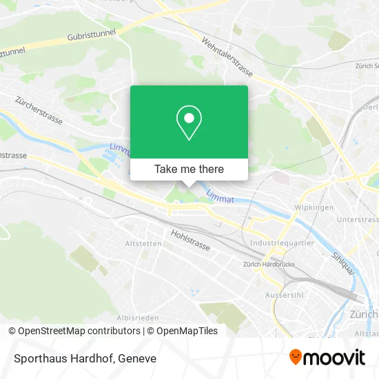 Sporthaus Hardhof map