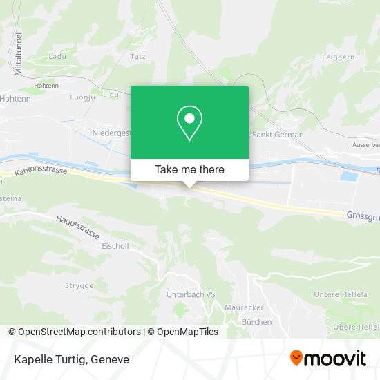 Kapelle Turtig map