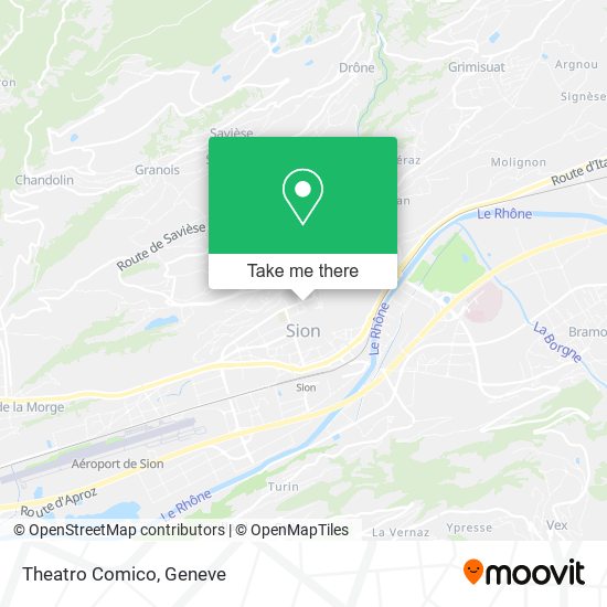 Theatro Comico map