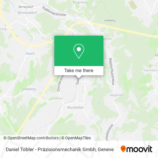 Daniel Tobler - Präzisionsmechanik Gmbh map