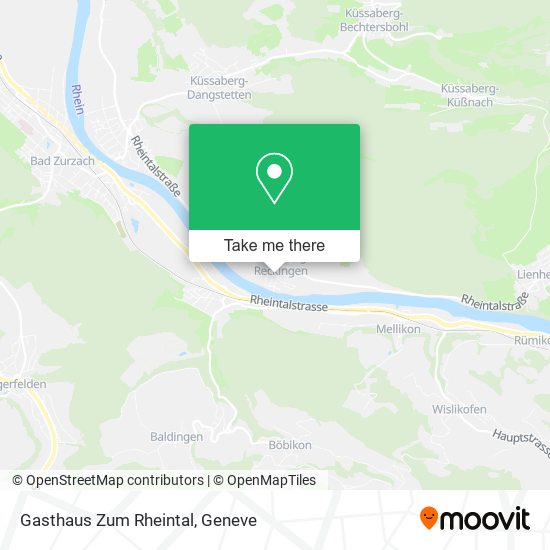 Gasthaus Zum Rheintal map