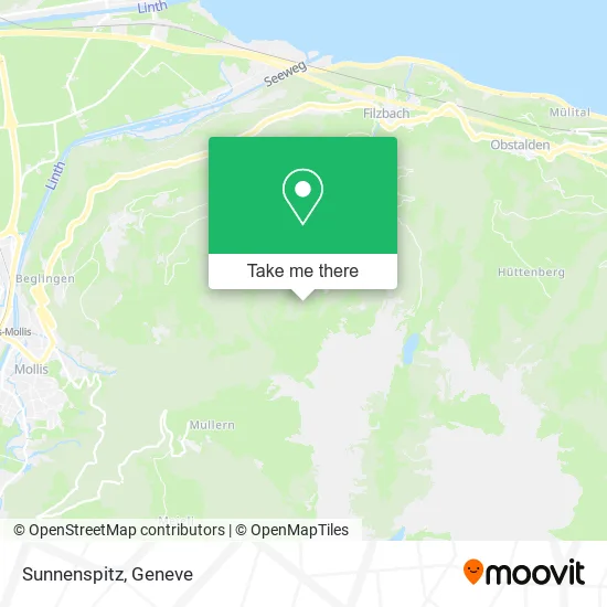 Sunnenspitz map