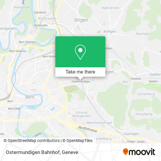 Ostermundigen Bahnhof map