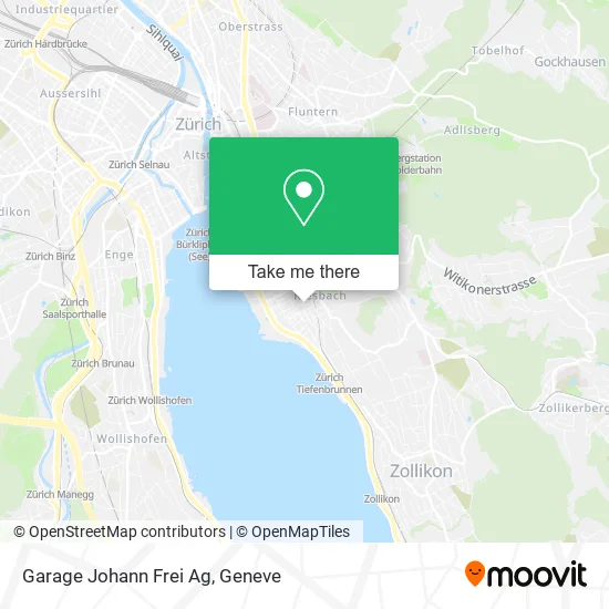 Garage Johann Frei Ag map