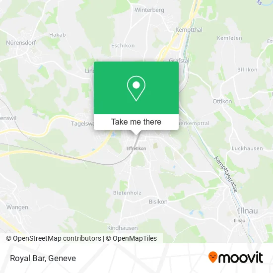 Royal Bar map