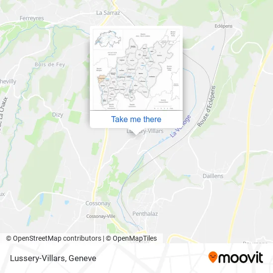 Lussery-Villars map