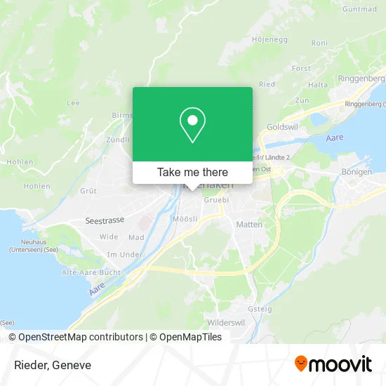 Rieder map