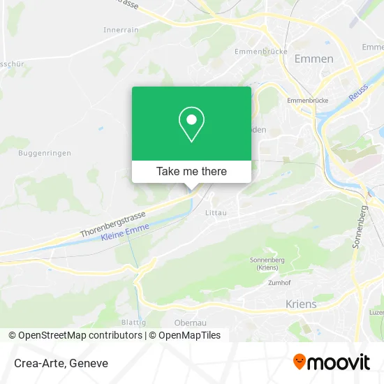 Crea-Arte map