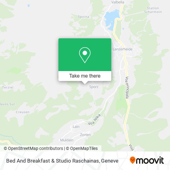 Bed And Breakfast & Studio Raschainas map