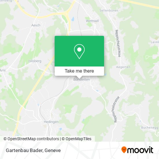 Gartenbau Bader map