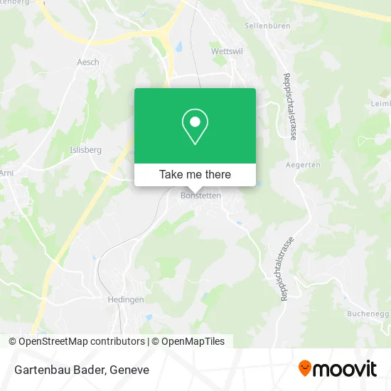 Gartenbau Bader map