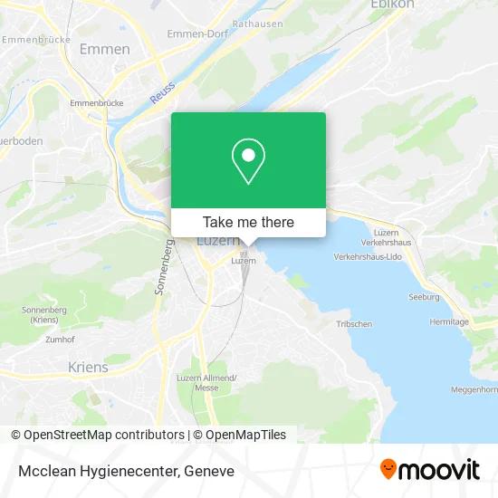 Mcclean Hygienecenter map