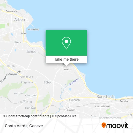 Costa Verde map