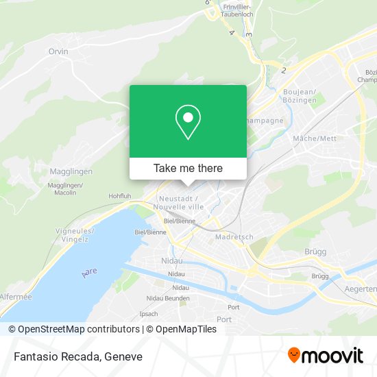 Fantasio Recada map
