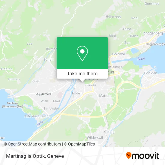 Martinaglia Optik map