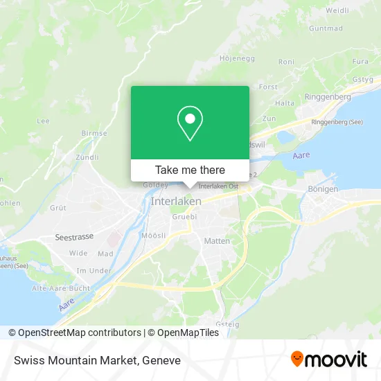 Swiss Mountain Market map