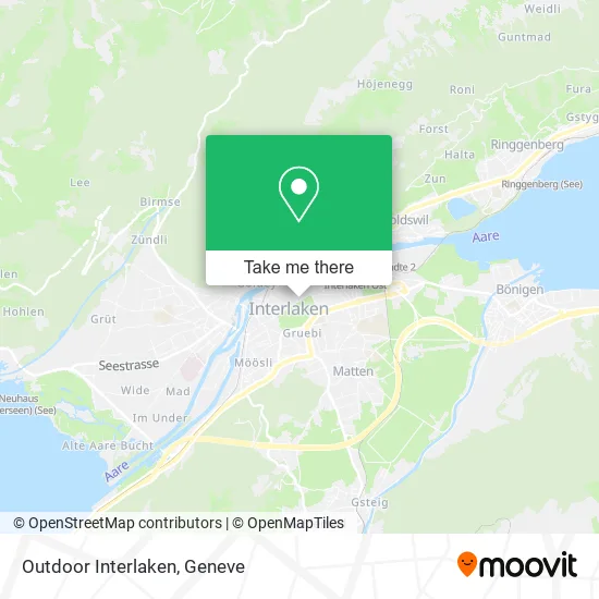 Outdoor Interlaken map