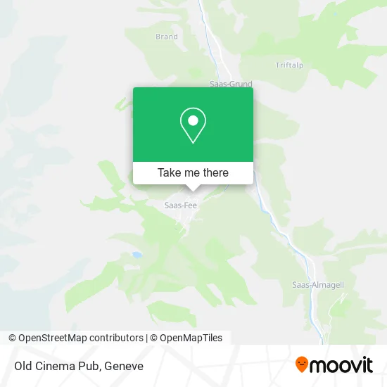 Old Cinema Pub map