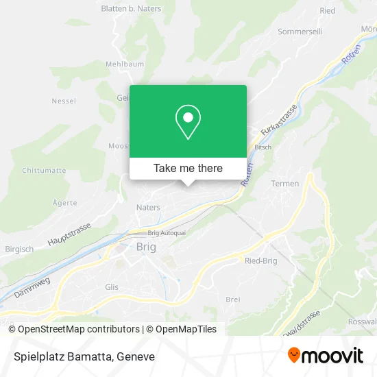 Spielplatz Bamatta map