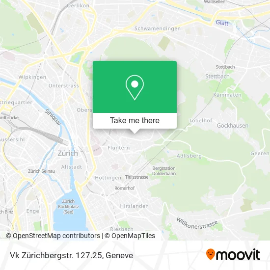 Vk Zürichbergstr. 127.25 map