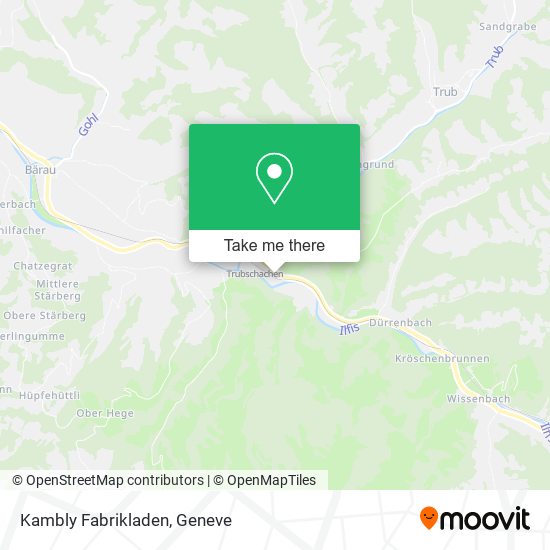 Kambly Fabrikladen map