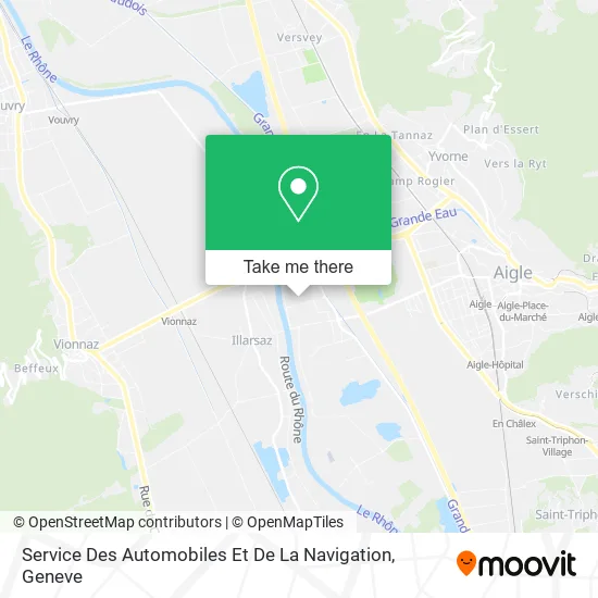 Service Des Automobiles Et De La Navigation map