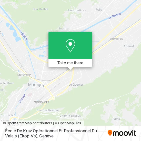 École De Krav Opérationnel Et Professionnel Du Valais (Ekop-Vs) map