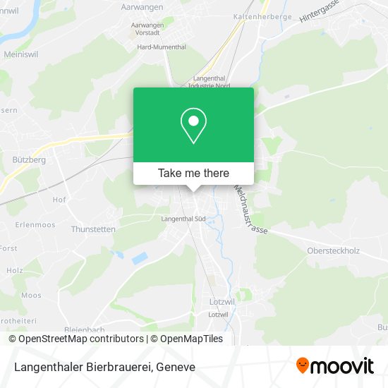 Langenthaler Bierbrauerei map
