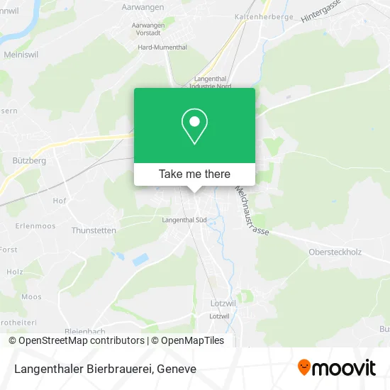 Langenthaler Bierbrauerei map